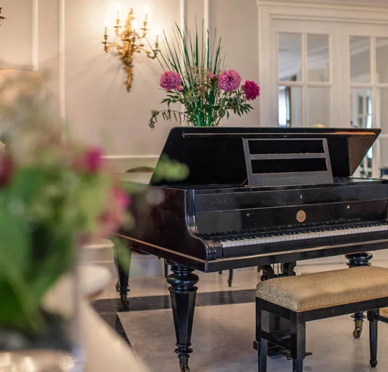 Piano y salón del Palacio